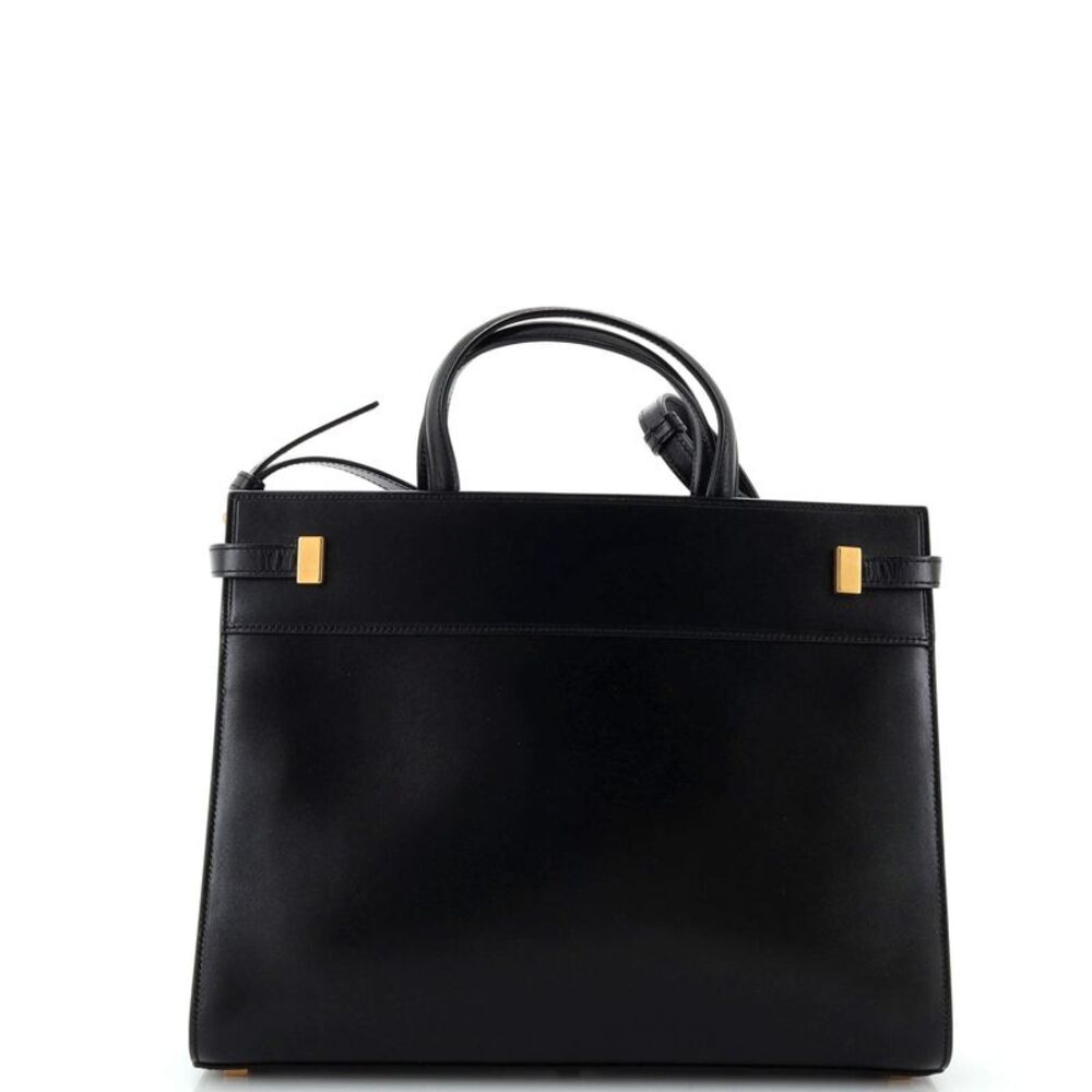Saint Laurent Manhattan Tote Leather Small Black - Picture 3 of 8